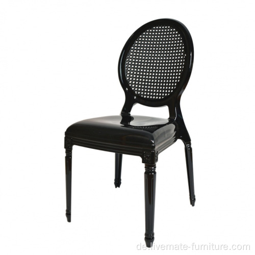 Fancy Luxury Chair Italian Plastic Outdoor Stapelbare Stühle